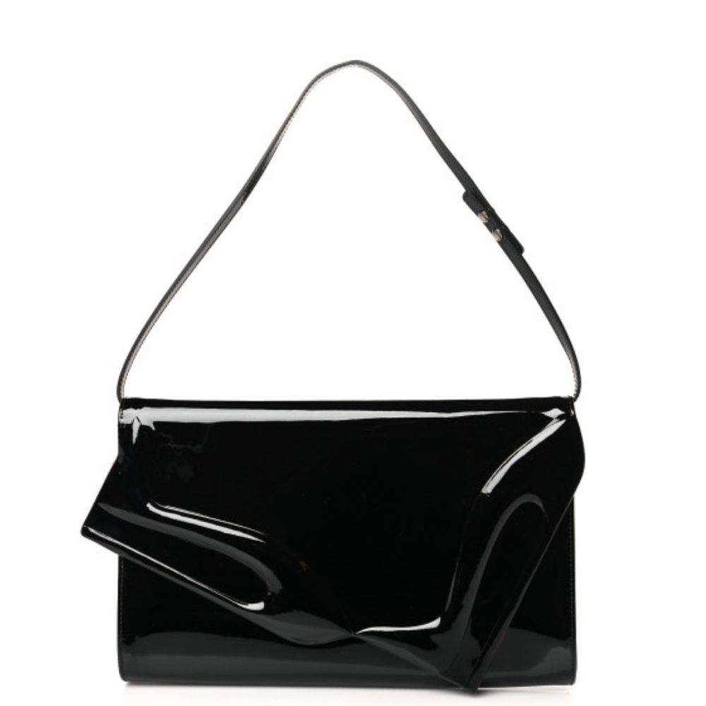 Patent So Kate Baguette Clutch Bag - Christian Louboutin